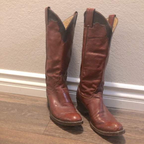 Justin Boots Shoes - Vintage Justin Leather Boots Women’s